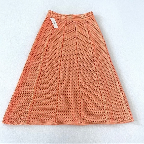 Nwt Aritzia Wilfred 2 Pieces Set: Caraway Tank And Evie Skirt in Papaya … - Picture 7 of 13